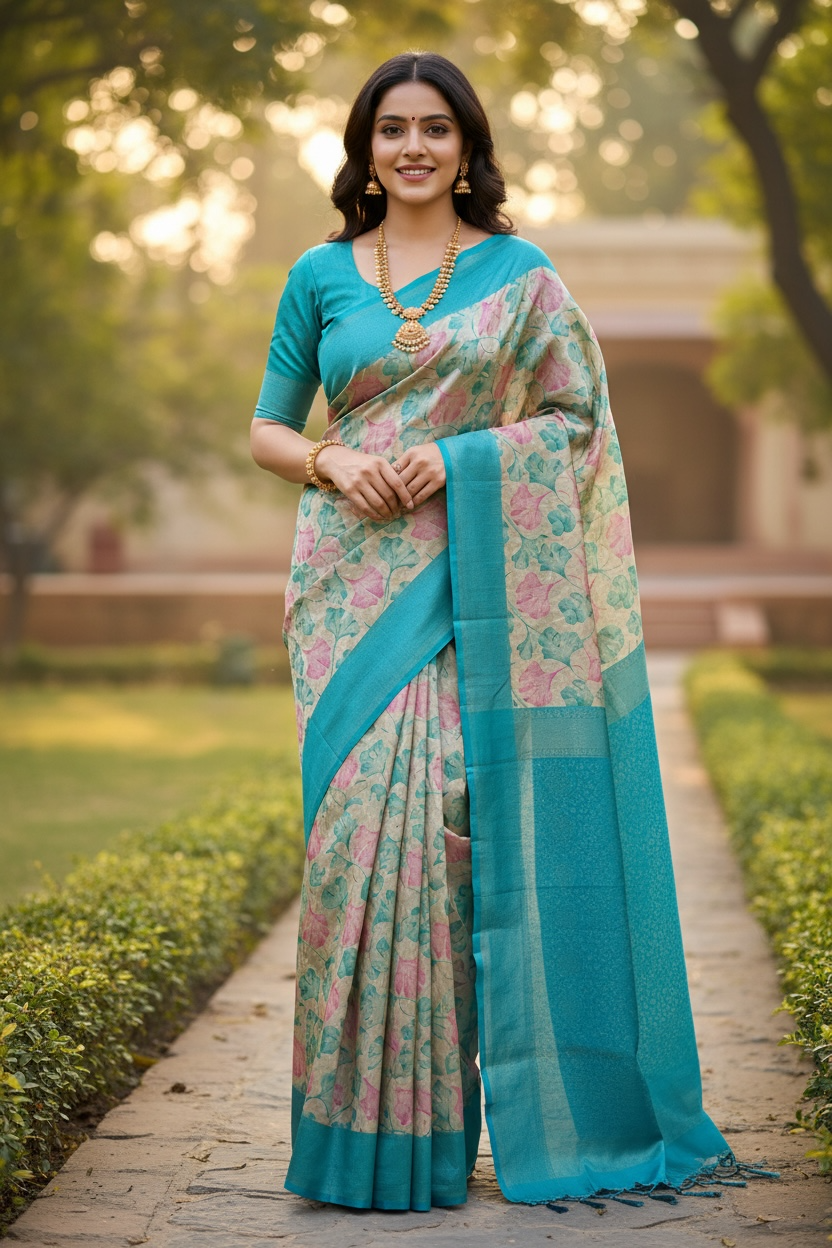 Elegant Soft Silk Saree with Designer Pallu