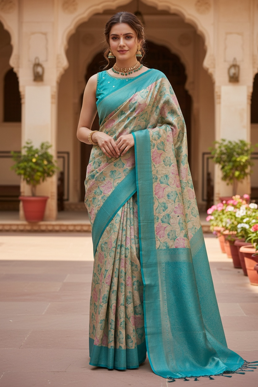 Elegant Soft Silk Saree with Designer Pallu