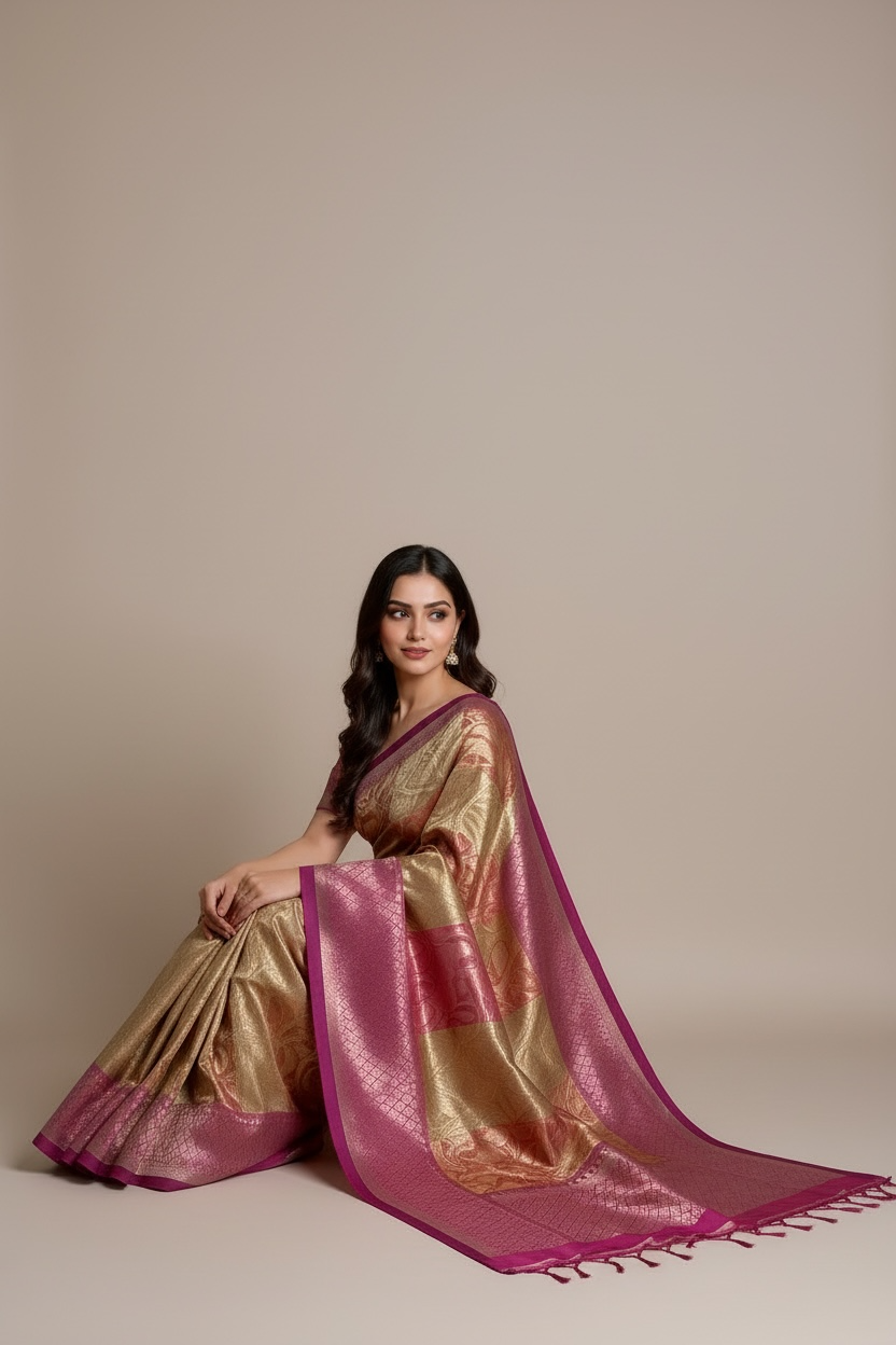 Elegant Soft Silk Saree with Designer Pallu