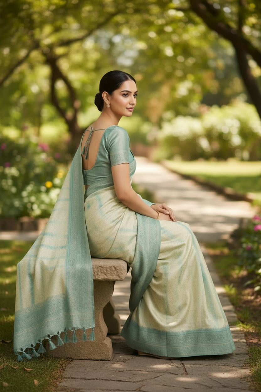 Elegant Royal Silk Saree with Rich Border